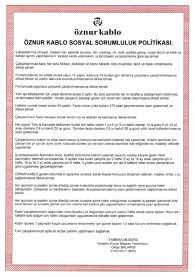 SOSYAL SORUMLULUK POLİTİKASI